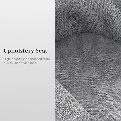 Gray Bonzy Home Swivel Chair for Living Room & Nursery
