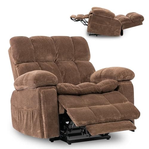 Zero Gravity Dual Motor Recliner with Heat Massage for Elderly