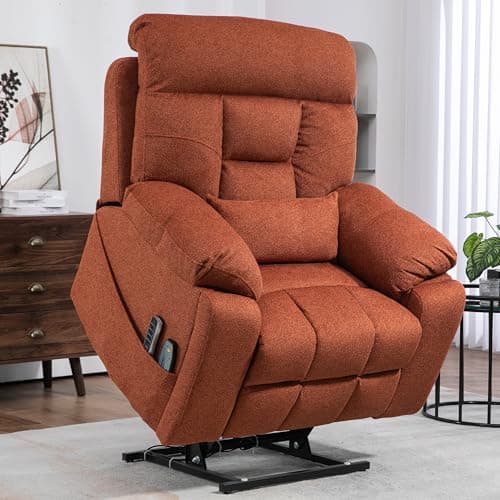 OKIN Motor Power Lift Recliner Chair with Heat Massage and Adjustable Support for Elderly Adults