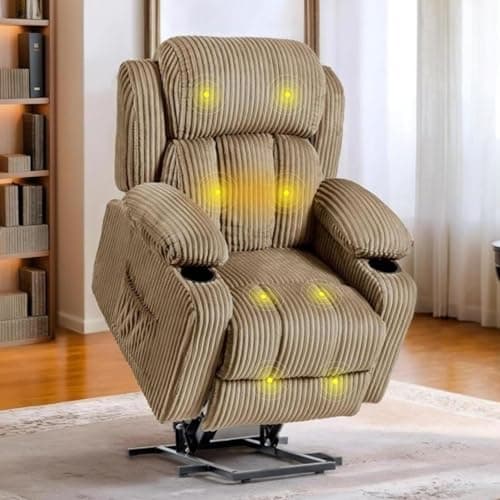 FLEXISPOT XL31 Electric Lift Chair for Elderly with Massage & Heat
FLEXISPOT XL31 Power Lift Recliner Chair with Massage & Heat for Living Room
FLEXISPOT XL31 Recliner Chair with Massage & Heat for Elderly in Black Medium Size