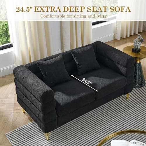 Oversized 2-Seater Sofa for Living Room, Bedroom, Office, and Apartment