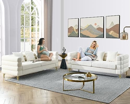 JEEOHEY 3 Seater Sofa Set