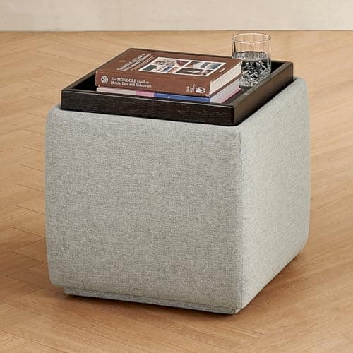 Mopio Sophie 51" Curved Ottoman Storage Bench, Bedroom Seating & Storage