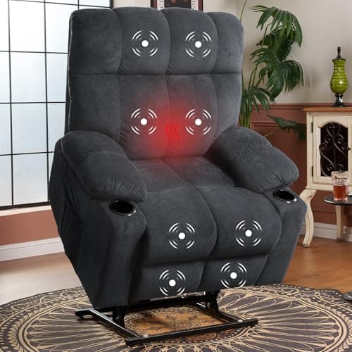 FLEXISPOT XL31 Electric Lift Chair for Elderly with Massage & Heat
FLEXISPOT XL31 Power Lift Recliner Chair with Massage & Heat for Living Room
FLEXISPOT XL31 Recliner Chair with Massage & Heat for Elderly in Black Medium Size