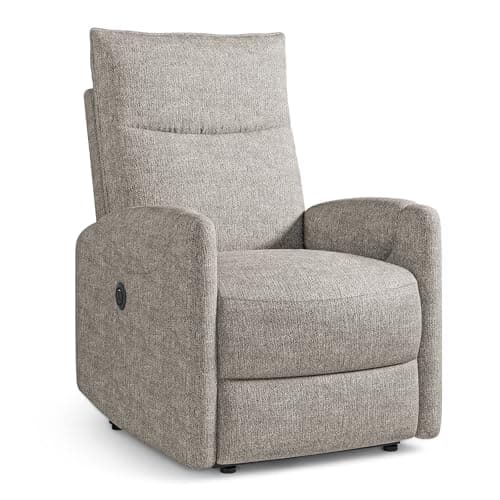 Power Recliner Chair for Adult Living Room, Office, Apartment  
Electric Home Theater Seating with USB Port, Springs Seat Cushion  
Reclining Single Sofa for Adult, Grey