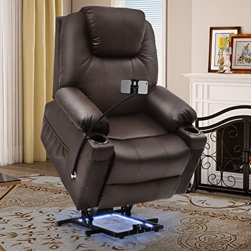 YITAHOME Electric Recliner Chair with Phone Stand & Massage Black