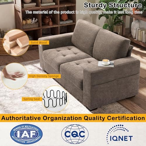 Hanherry 70" Loveseat Sofa, Modern Comfy Couch for Living Room