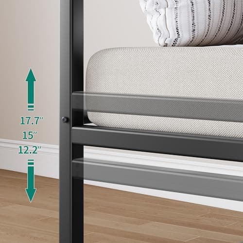 YITAHOME Twin Daybed with Pull Out Trundle - Black