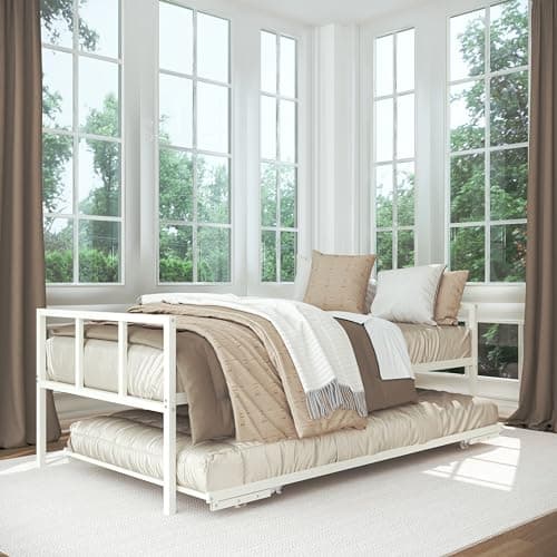 Milliard Black Frame Daybed with Pop Up Trundle - Mattresses Sold Separately
