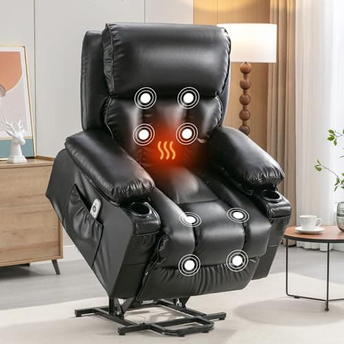 FLEXISPOT XL31 Electric Lift Chair for Elderly with Massage & Heat
FLEXISPOT XL31 Power Lift Recliner Chair with Massage & Heat for Living Room
FLEXISPOT XL31 Recliner Chair with Massage & Heat for Elderly in Black Medium Size