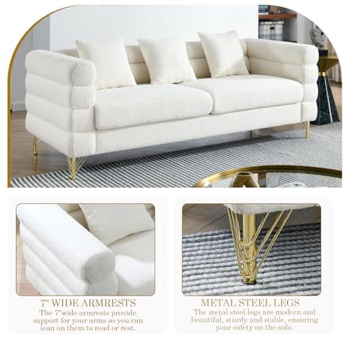 JEEOHEY 3 Seater Sofa Set
