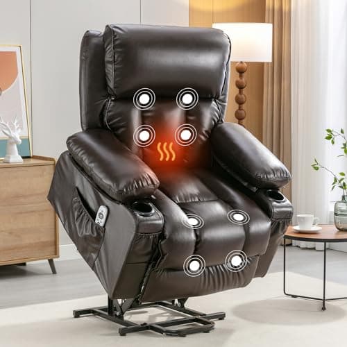 FLEXISPOT XL31 Electric Lift Chair for Elderly with Massage & Heat
FLEXISPOT XL31 Power Lift Recliner Chair with Massage & Heat for Living Room
FLEXISPOT XL31 Recliner Chair with Massage & Heat for Elderly in Black Medium Size