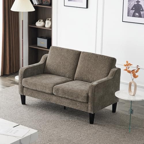 VINGLI 53" Mid Century Modern 2 Seater Love Seat Sofa