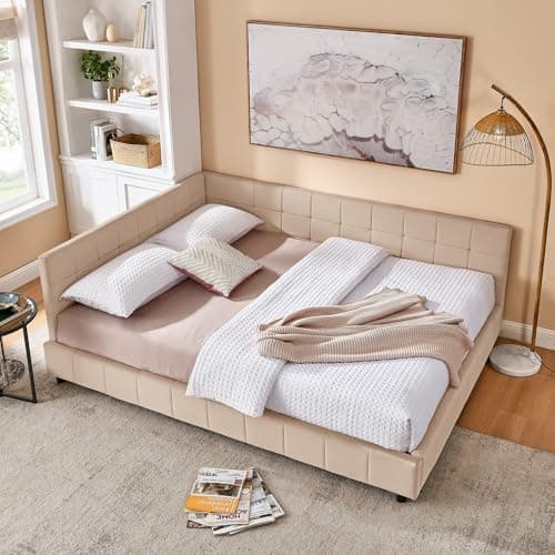 Twin Velvet Daybed with Pop-up Trundle & USB Port, Space-Saving & Easy Assembly