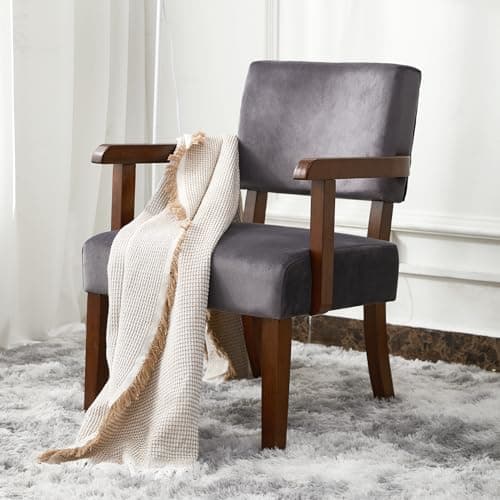 Oversized Accent Chair with Soft Seat and Armrests for Various Rooms