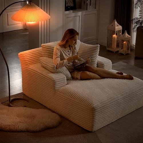 Cozy Cloud Chaise Lounge Chair for Living Room, 49.2 Wide