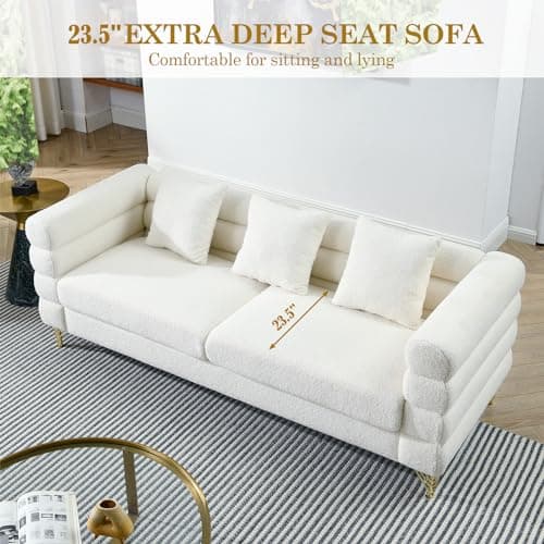 JEEOHEY 3 Seater Sofa Set