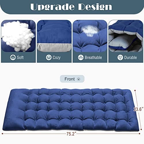 DoCred Heavy Duty Adjustable 5-Position Chaise Lounge Chair for Outdoor Sunbathing Beach Pool Lawn Camping