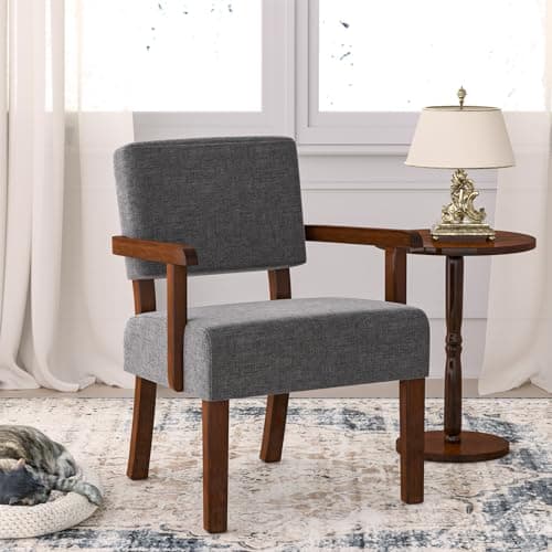 Oversized Accent Chair with Soft Seat and Armrests for Various Rooms