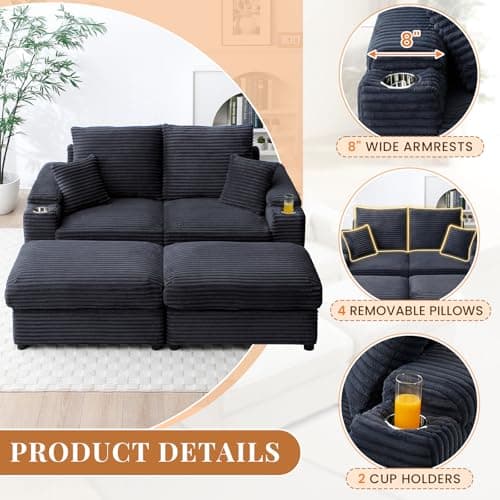 Large Chaise Lounge Chair for Indoor Spaces