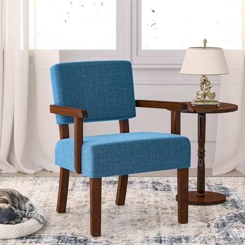 Oversized Accent Chair with Soft Seat and Armrests for Various Rooms