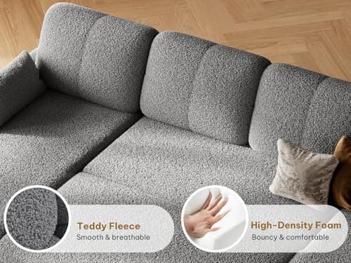 YITAHOME 86" Sleeper Sofa, Convertible 2-in-1 Pull-Out Couch Bed with Storage, Grey