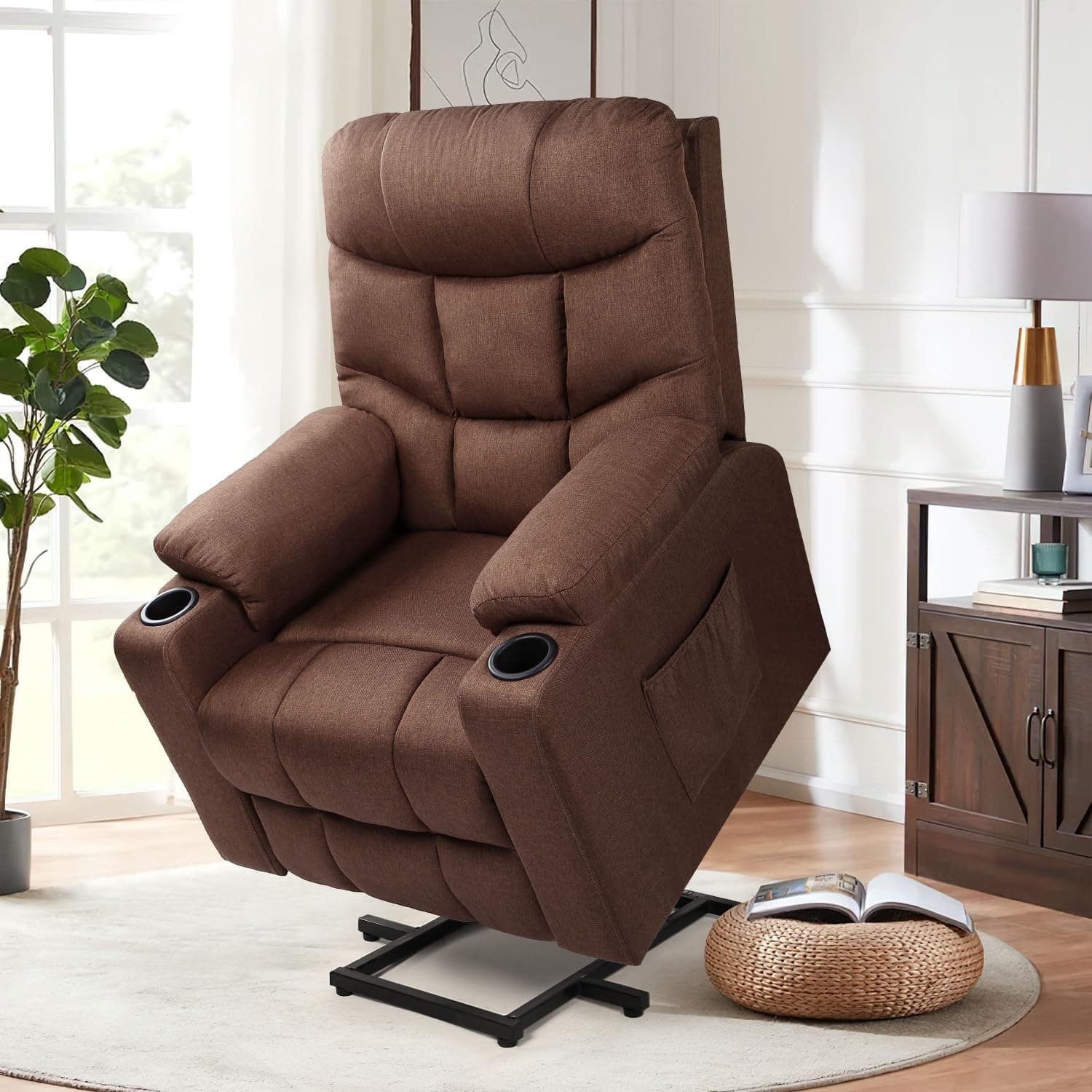 Esright Electric Lift Chair for Elderly with Heated Massage and USB Charge Port  
Esright Heavy Duty Electric Recliner with Side Pockets and Cup Holders for Elderly  
Esright Electric Lift Chair for Elderly with Heated Vibration Massage and Side Pock