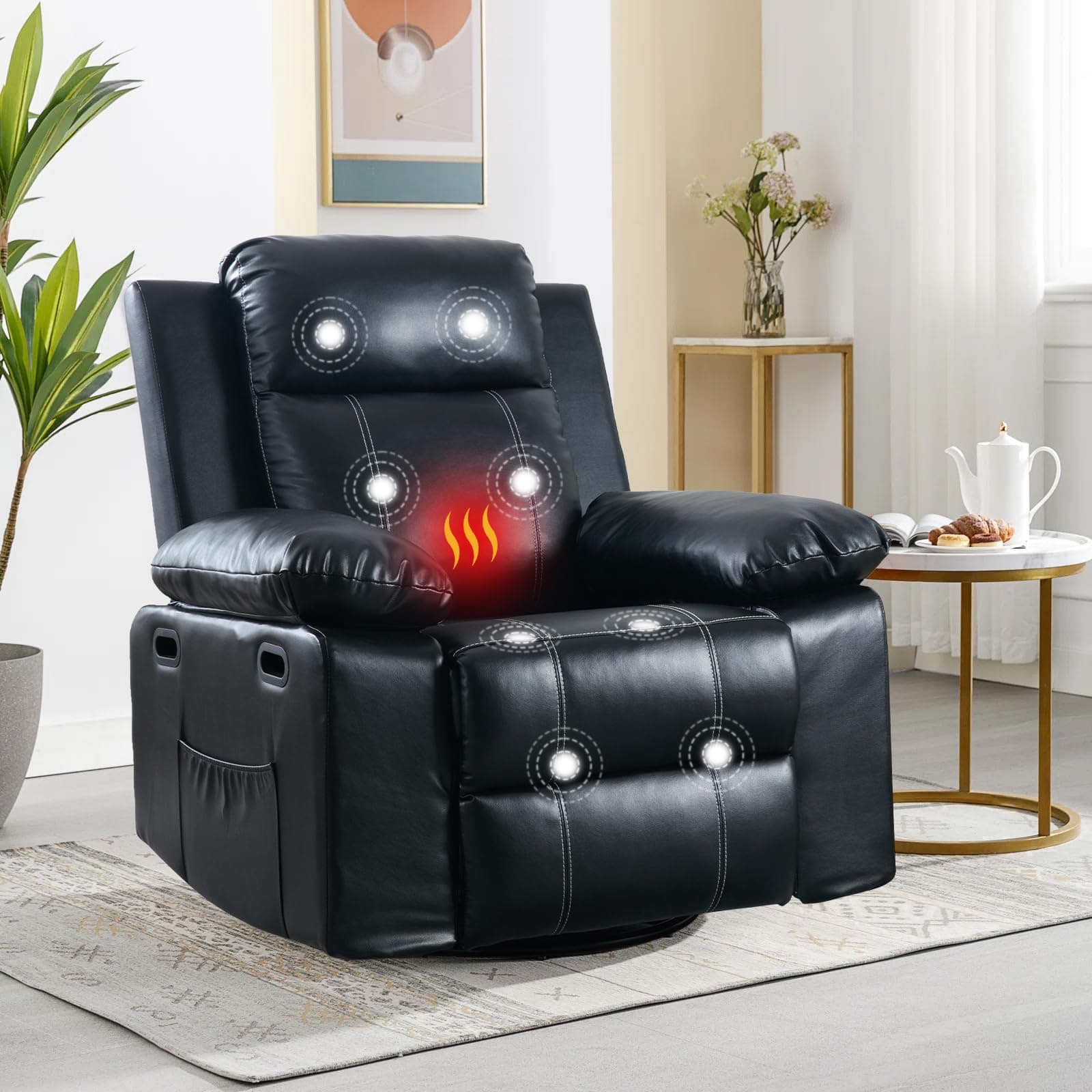 Adult Massage Recliner Chair with Heat and Vibration