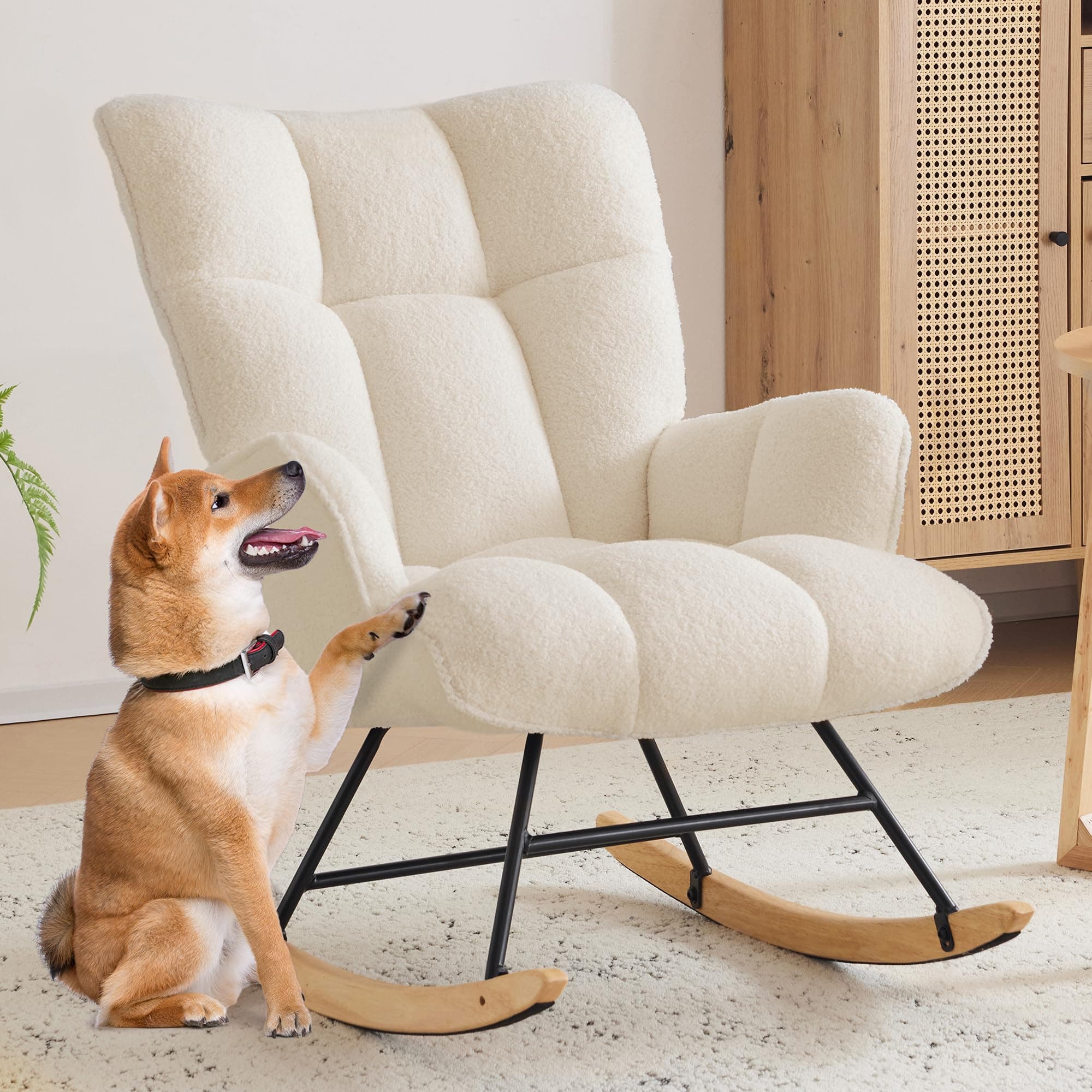 Teddy Upholstered Nursery Rocking Chair