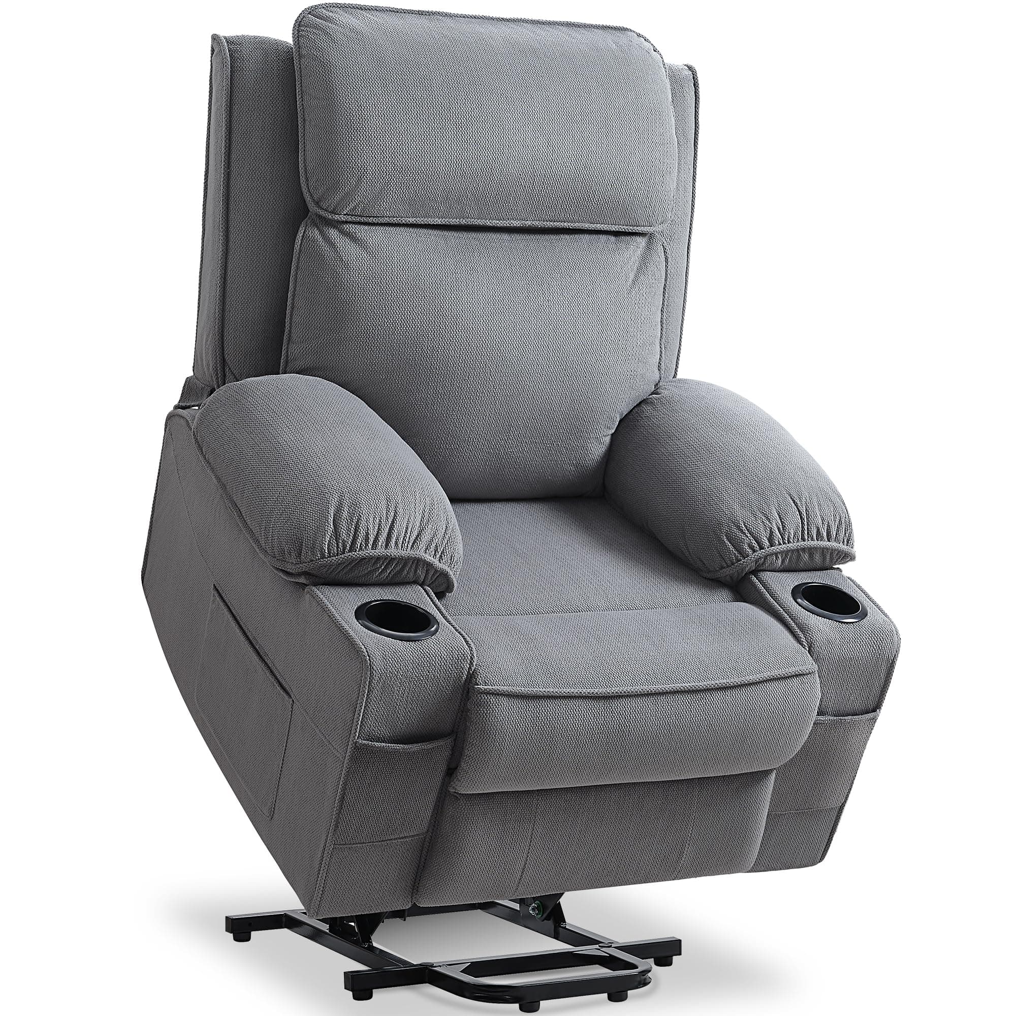 Power Lift Recliner for Elderly and Recovery, 90°-155° Adjustable Backrest, Gray
